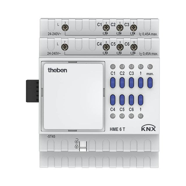 Actionneur de chauffage HME KNX Theben - Module d'extension - 6 canaux