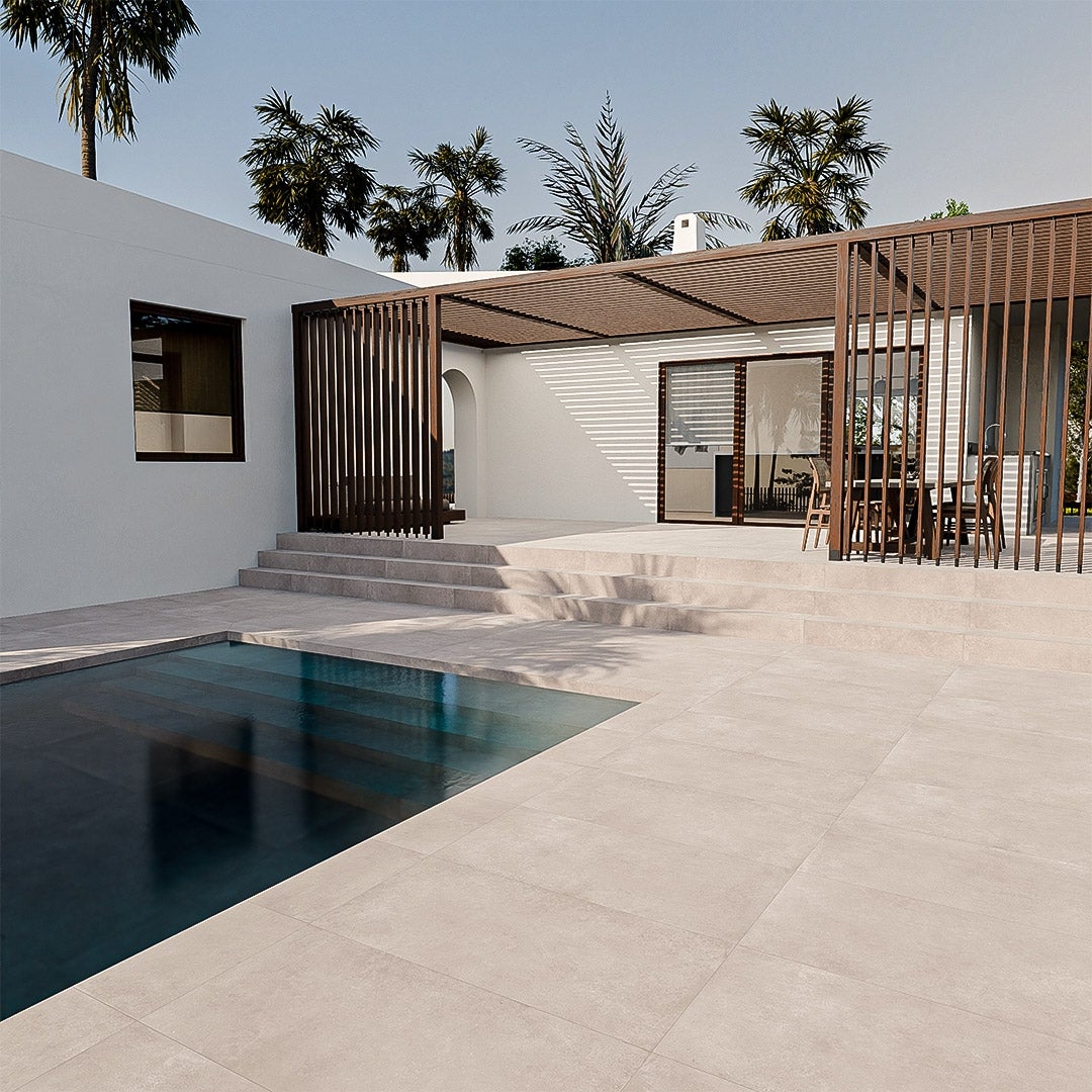 Cemento Terre Tortora 20 mm Outdoor - Piastrelle 61x122x2 cm 20 mm - CCN 3004 60x120 GRIP R11 20 mm - 3