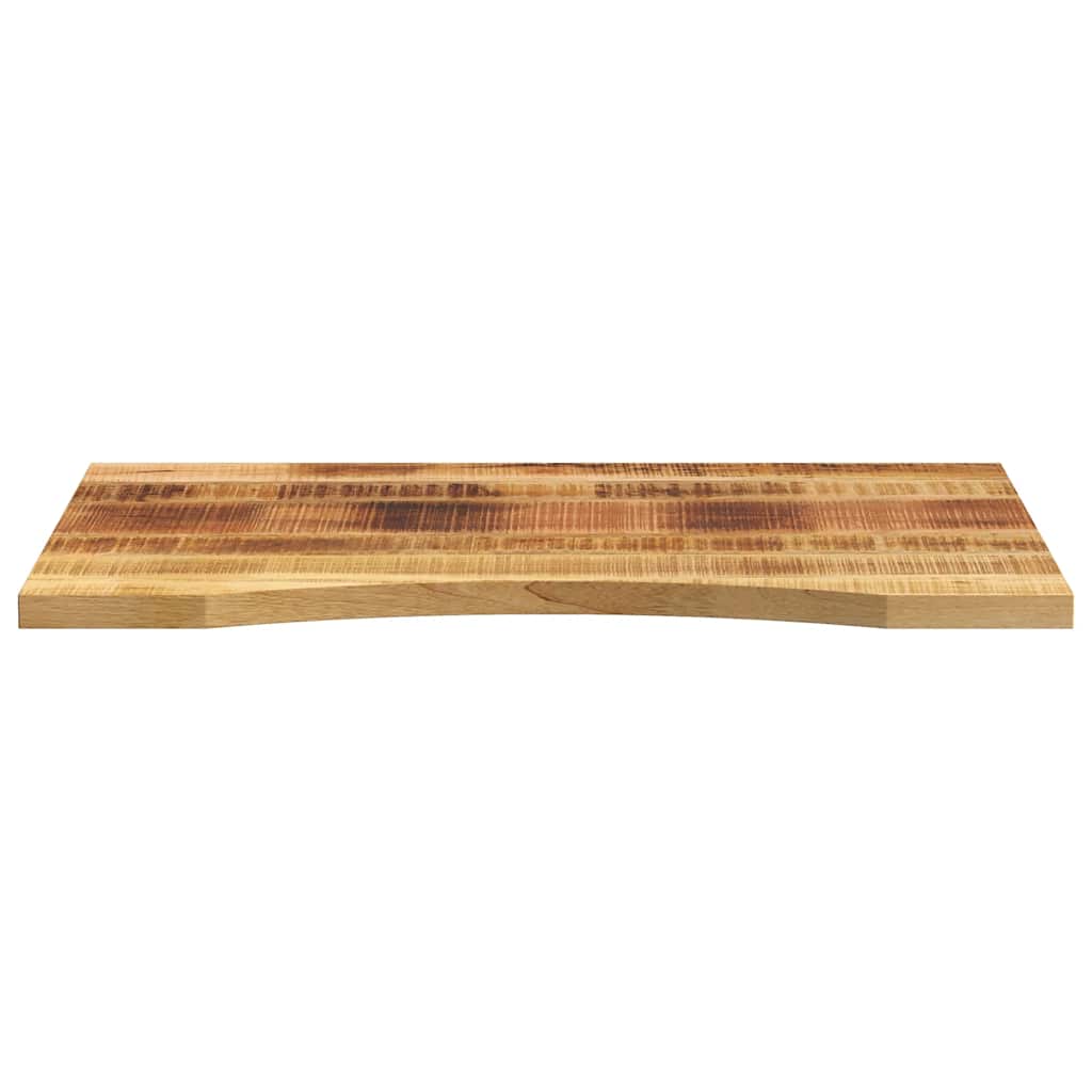 Maison Exclusive - Dessus de bureau avec courbe 80x50x2,5 cm manguier massif brut - 3