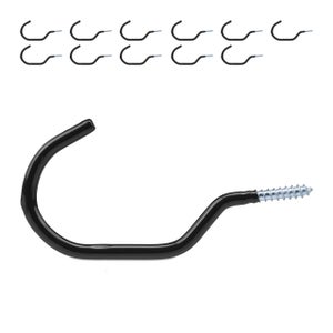 Relaxdays Ganci Portabici da Muro, Set da 12 Supporti Gommati per Bici, Parete o Soffitto Relaxdays Ganci Portabici da Muro, Set da 12 Supporti Gommati per Bici, Parete o Soffitto