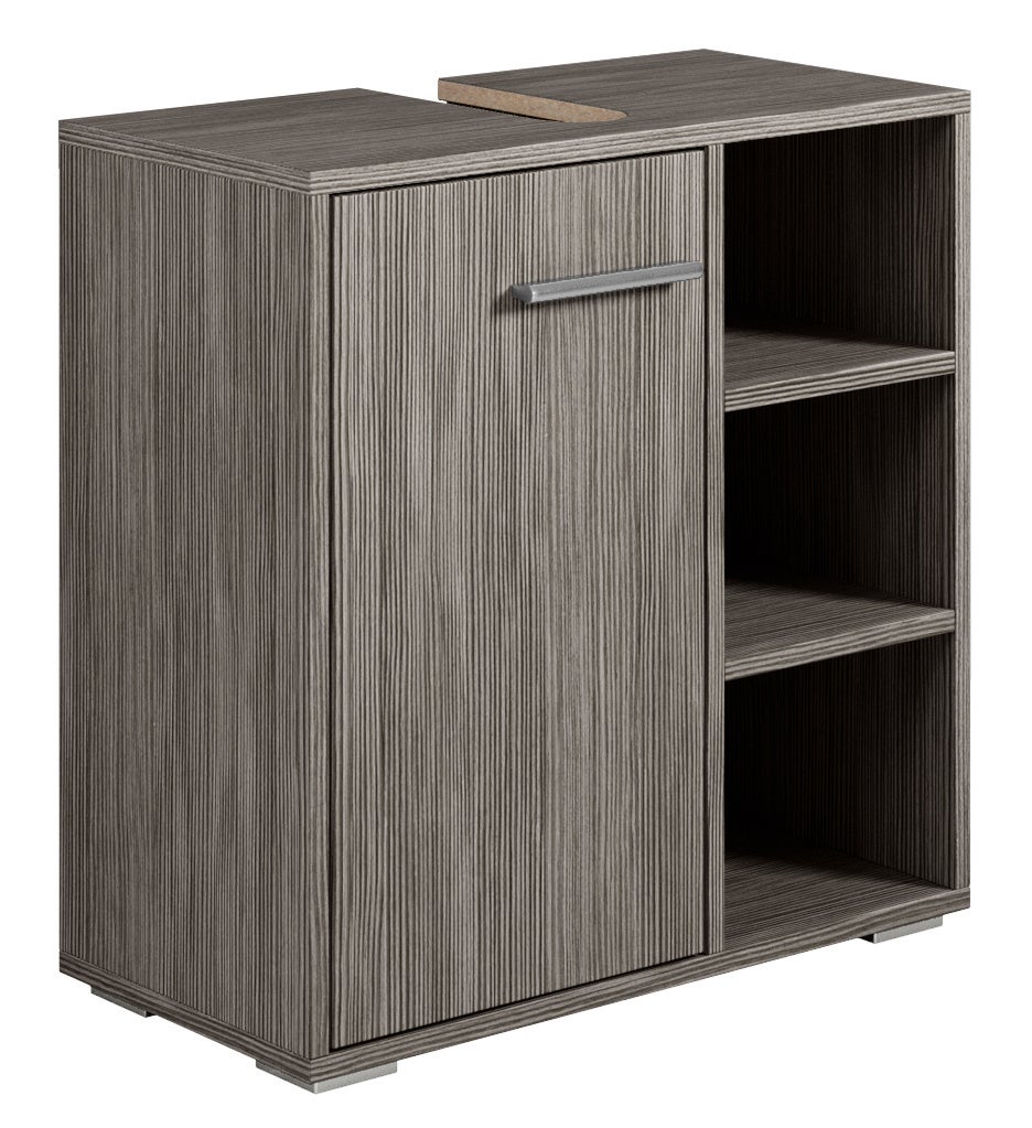 Meuble Salle De Bain En Bambou 60x30x60 Cm - Meuble Bas Avec Lavabo, Rangement, Design Naturel Et élégant