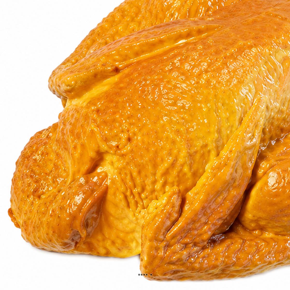 Poulet Rôti Artificiel Taille Réelle - Finition Traiteur en Plastique soufflé L 230x140 mm - 3