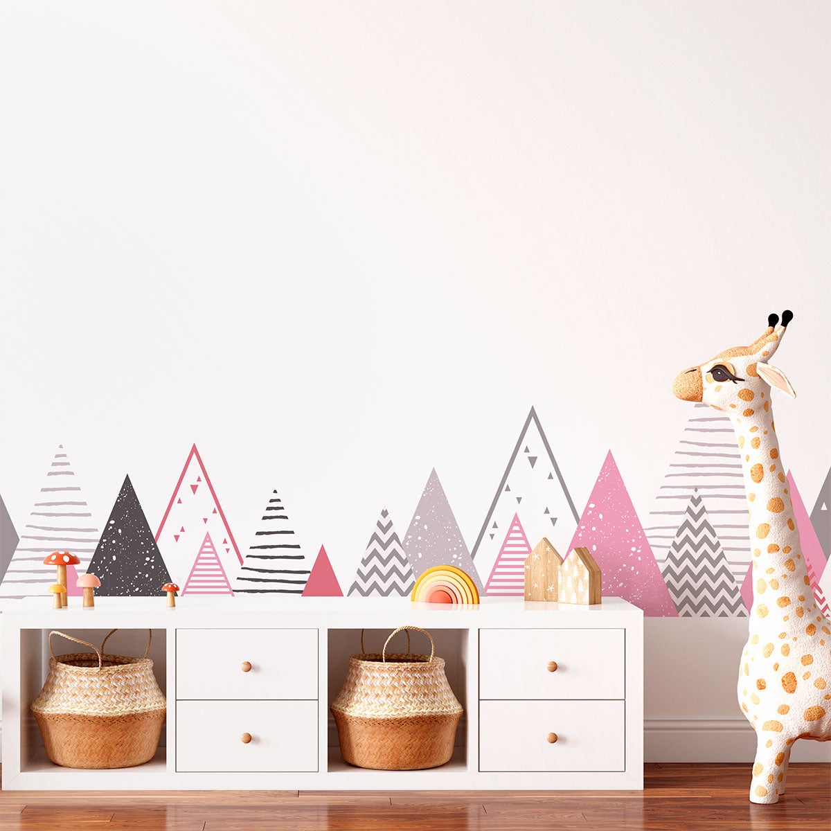 Adesivo bambino di montagna scandinavo dorchka - Sticker adesivo - adesivi murali - 80x135cm - 5