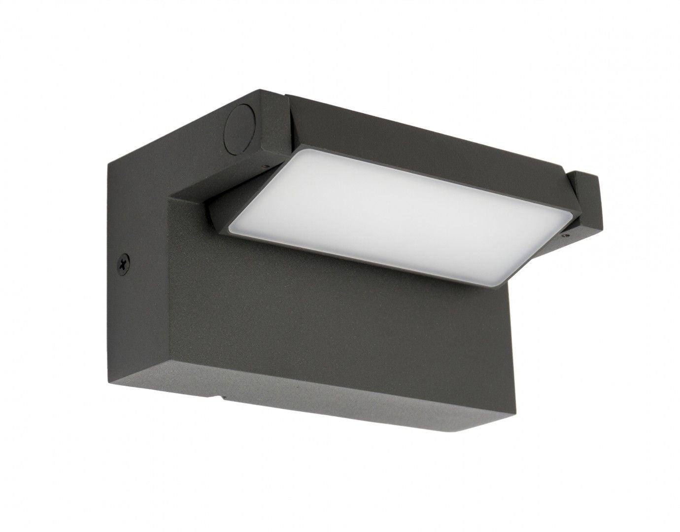 Kinkiet zewnętrzny Rota LED 10W Neutralna biel 720lm ciemnoszary wym: 7,6x15x8,5 cm IP54 SU-MA