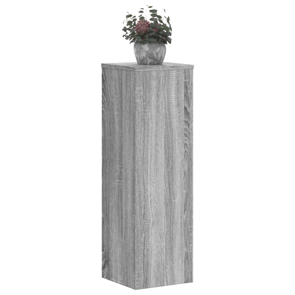 Maison Exclusive - Supports pour plantes 2 pcs sonoma gris bois d'ingénierie - 3