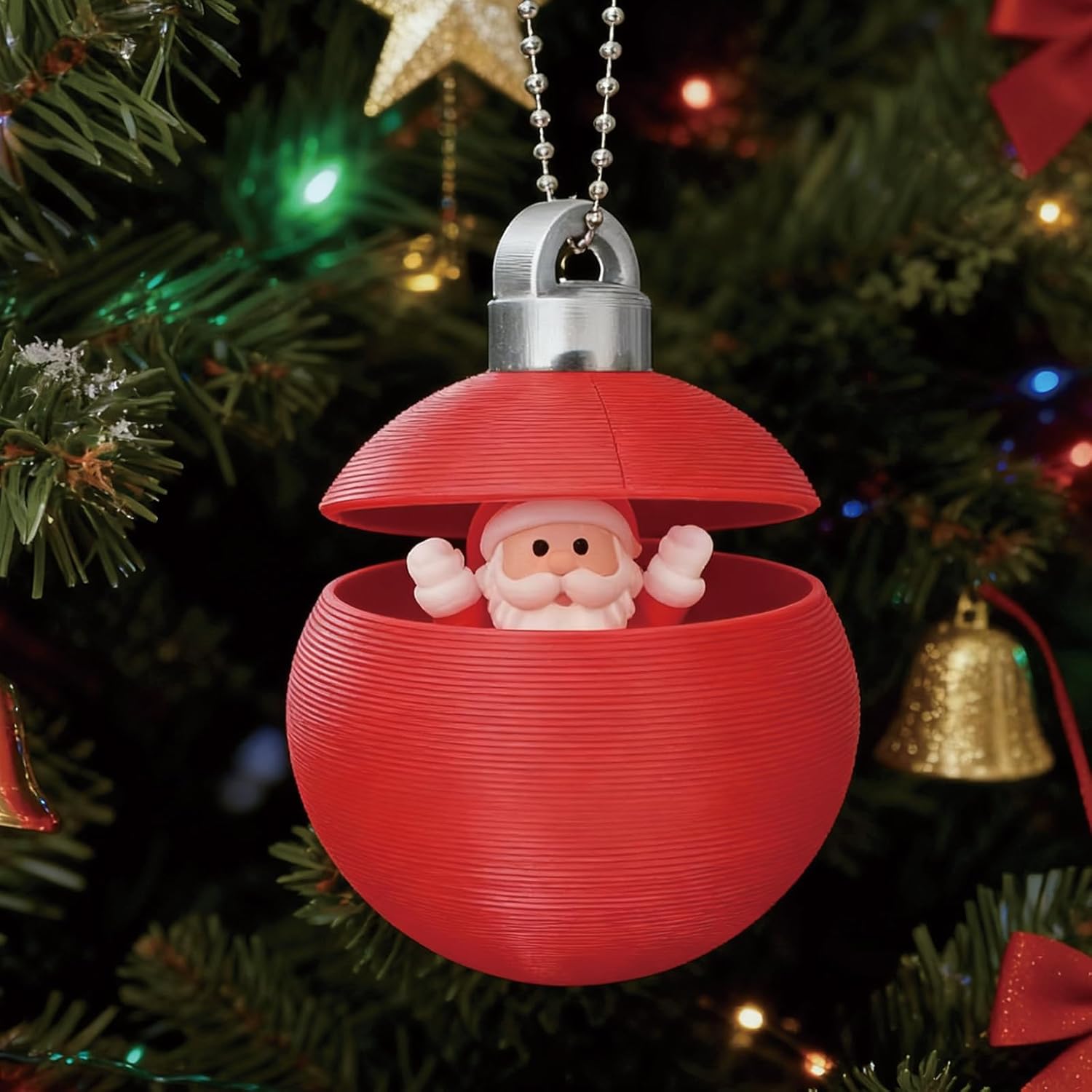 Memory Orb, Lampe Sphère à Mémoire De Forme De 6,9 Cm, Boule De Cristal Vidéo, Vidéos Et Photos Téléchargeables, Souvenir De Moments De Famille, Rechargeable Par USB, Boule De Cristal 3D Pour