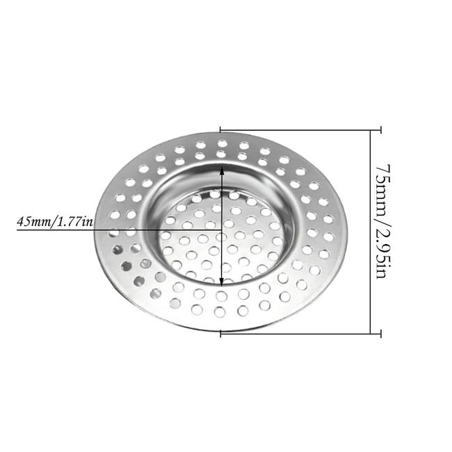 Filtro per lavello da cucina Filtro a griglia per lavello Filtro a rete in acciaio inossidabile Foro di scarico Protezione contro intasamento Accessori da cucina 13 Filtro per lavello da cucina Filtro a griglia per lavello Filtro a rete in acciaio inossidabile Foro di scarico Protezione contro intasamento Accessori da cucina 13