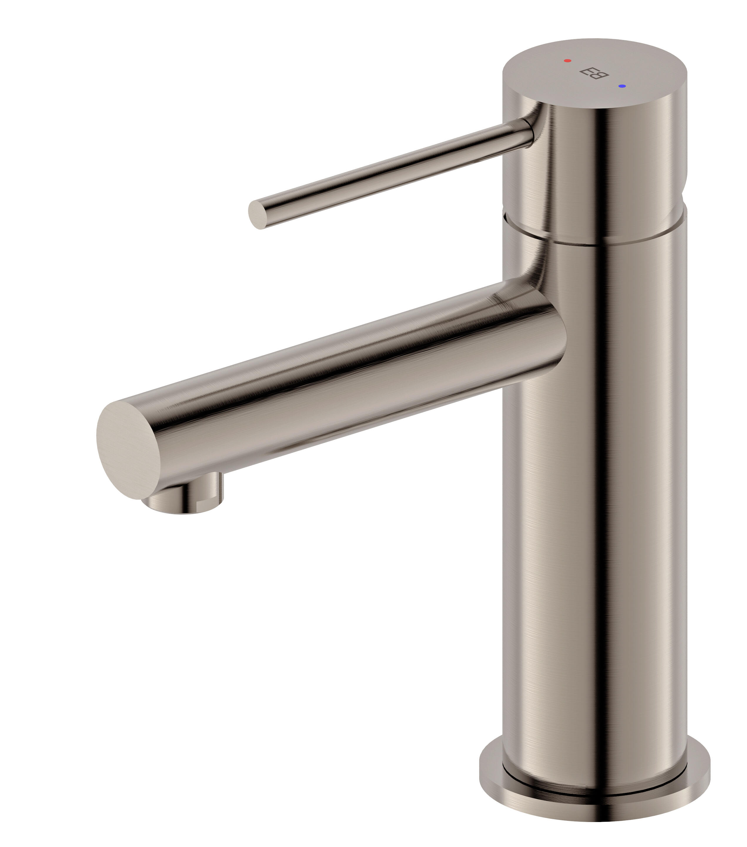 Miscelatore per lavabo in acciaio inox spazzolato M, Envol, ESSEBAGNO - 2