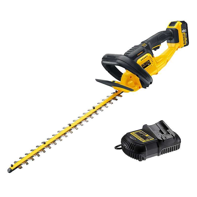 DEWALT NOŻYCE DO ŻYWOPŁOTU 18V DCM563P1 550mm 1x5,0Ah BL