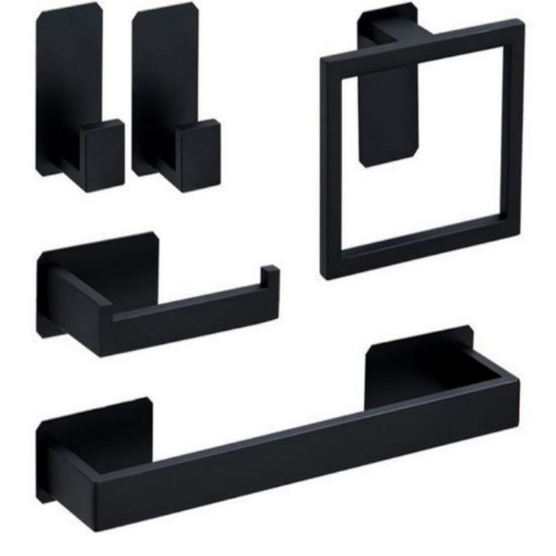 Set di accessori per il bagno in acciaio inossidabile oro spazzolato Set di accessori per il bagno in acciaio inossidabile oro spazzolato