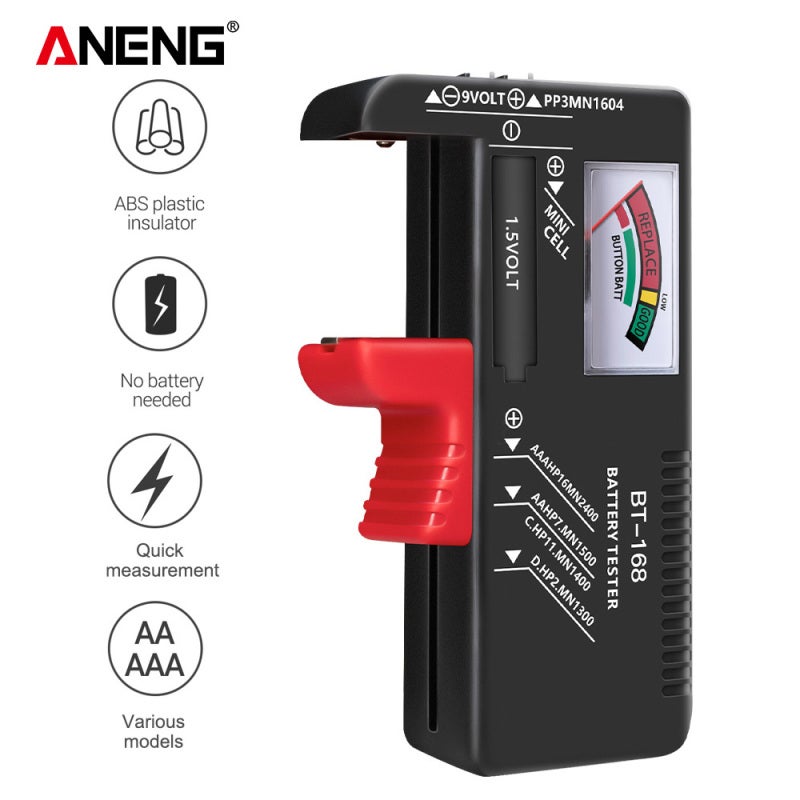Batterie 9v Testeur De De Batterie Numérique Portable, Outil De Test De