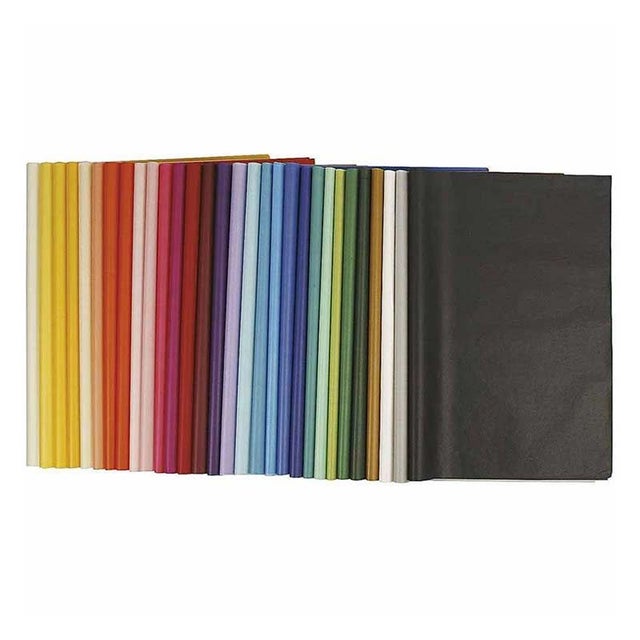 Papier de soie 50 x 70 cm Couleurs assorties - 300 feuilles - Creotime