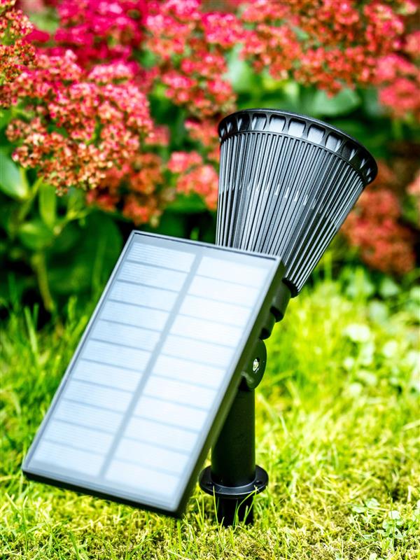 Spot Solaire Exterieur LED Iplux® Pro 240 lumens - Haute qualité - Durée de combustion 12 heures - 11