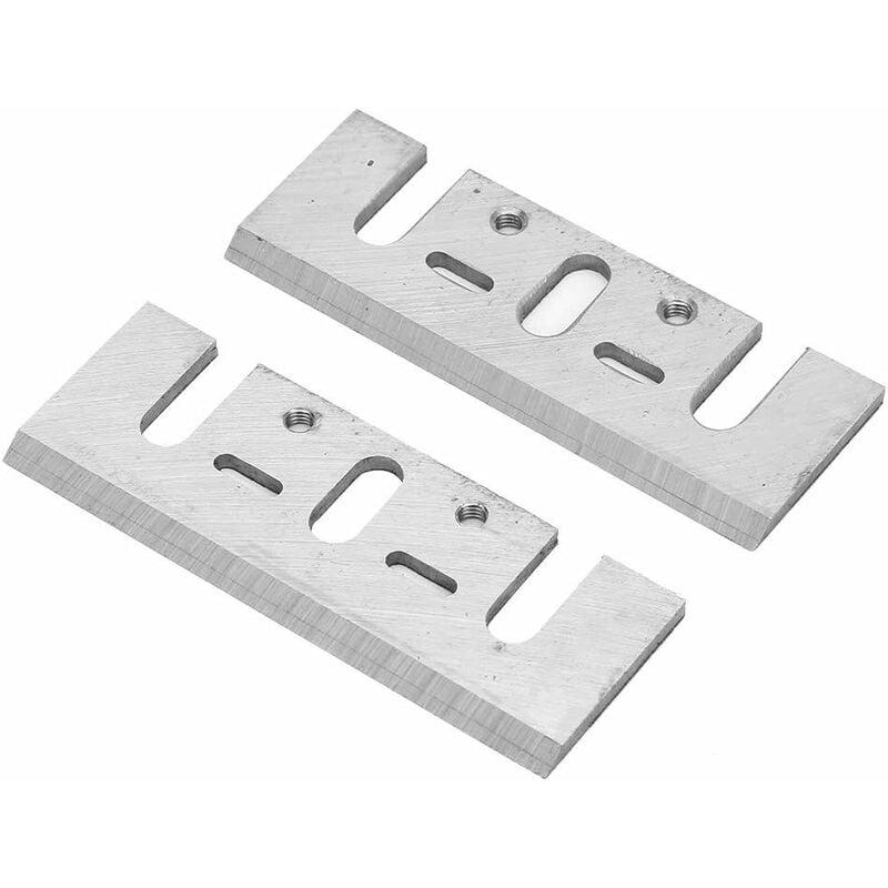Para zapasowych ostrzy do strugów elektrycznych 3-1/4 cala 82x28x3mm HSS do Hitachi Ryobi Makita 1900B Pasuje do strugów elektrycznych (p