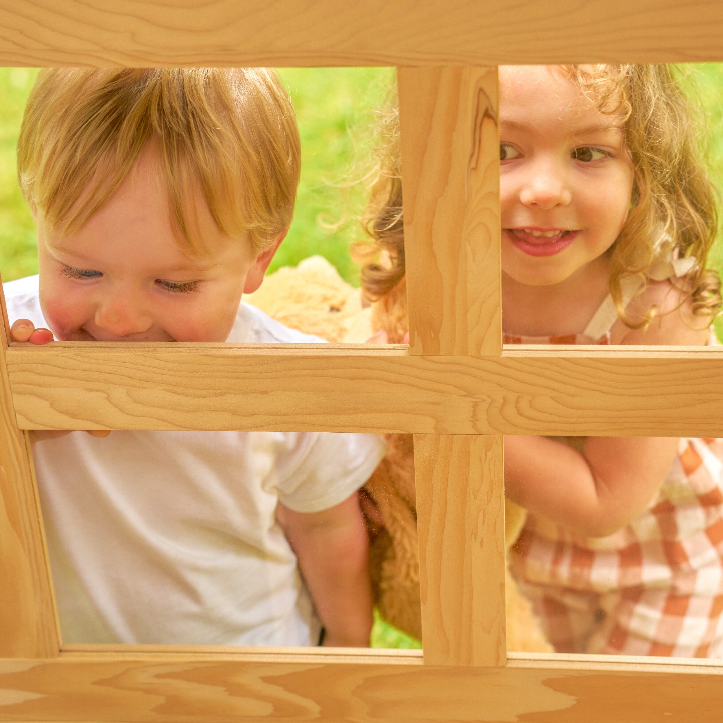 Maisonnette cabane enfant avec plancher BOUTON D'OR COTTAGE en bois FSC® - 4