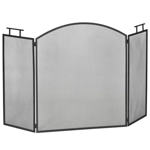 Grille De Cheminée Pare-étincelles Palazzo INT Style Vintage - Doré 70cm - Neuf