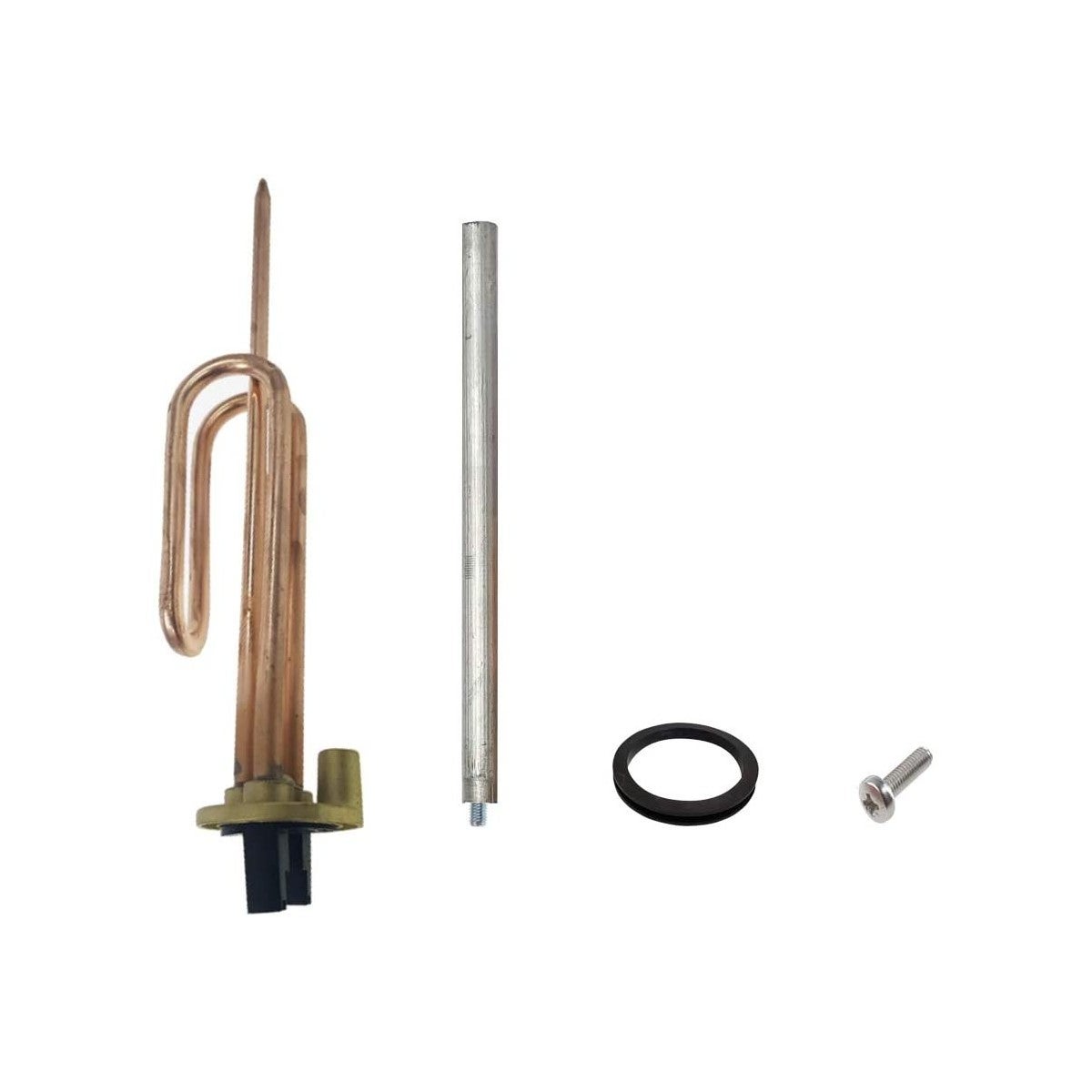 Resistenza Curva 1500W + Anodo 16x200mm + Guarnizione Per Scaldabagno Ariston - Ricambio Originale Termo Cointra - Foto 6