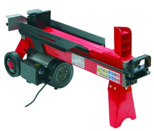 Spaccalegna Elettroidraulico 6 Tonnellate 1500W - Orizzontale, Con Ruote E Sicurezza A Due Mani