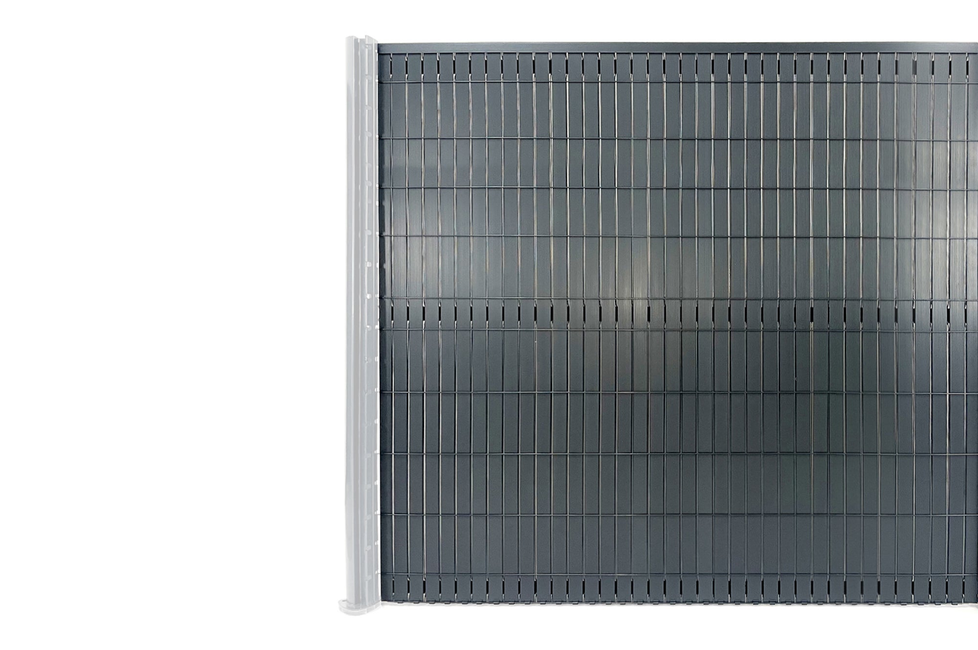Kit Oscurante PVC - Colore : Grigio - 2m x H.190cm - Installazione facile e veloce - Alta Resistenza - Protegge da insetti e funghi - CINTO - 5