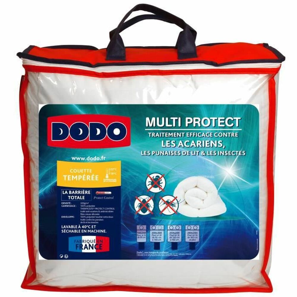 Couette Synthétique Blanc MULTI PROTECT DODO - L200 x larg140 cm - 5
