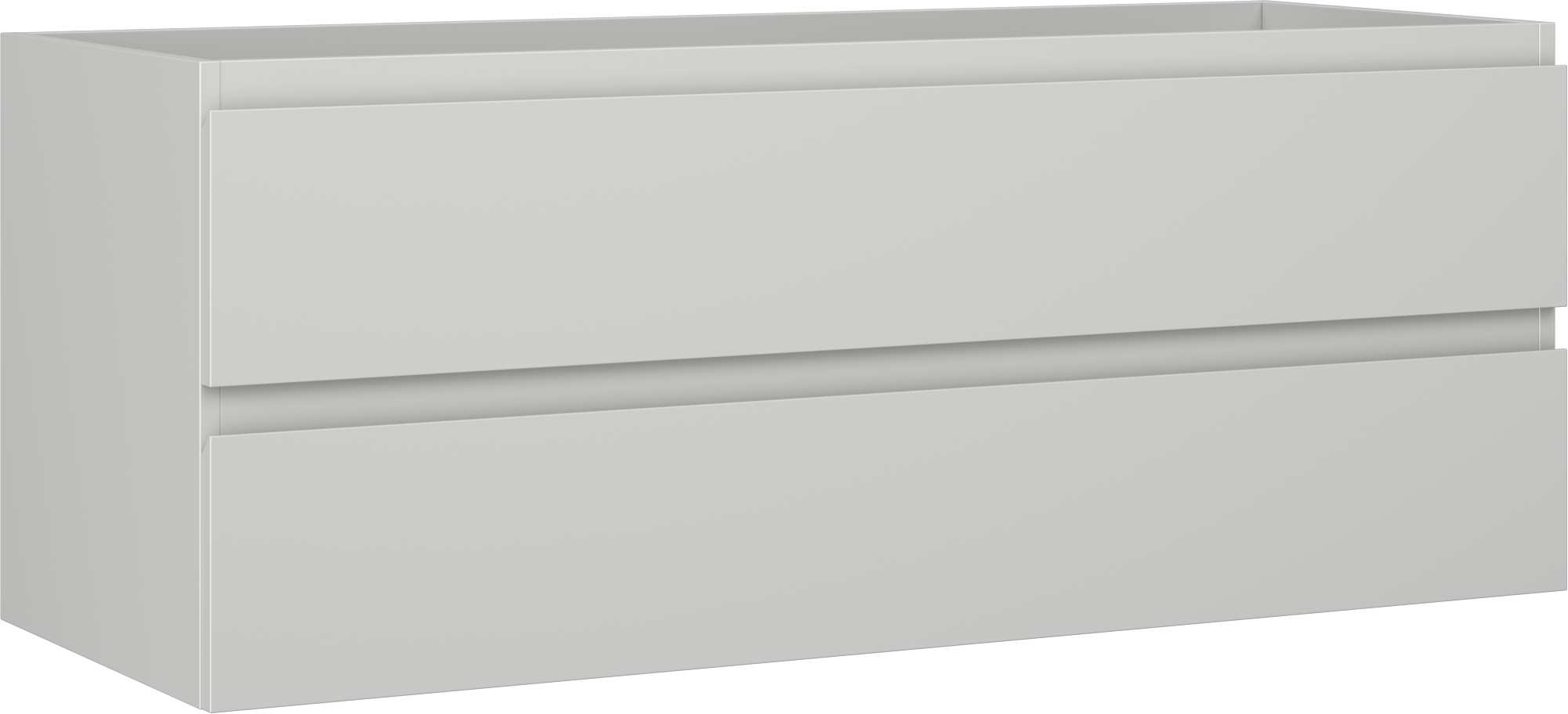Mexen Orio szafka łazienkowa podumywalkowa 120 cm, 2 szuflady, szara mat - 91A10-12047-2-BFF62