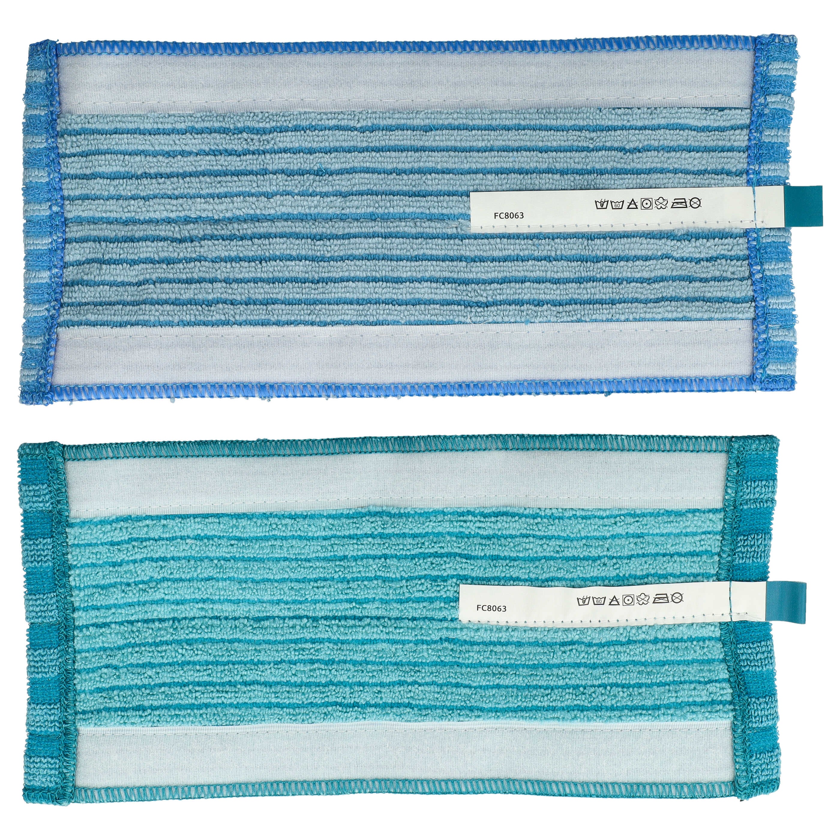 vhbw 4x lingettes remplacement pour Philips XV1700/01 pour d'aspirateur à batterie - 2x soft pad, 2x chiffons microfibre - 3