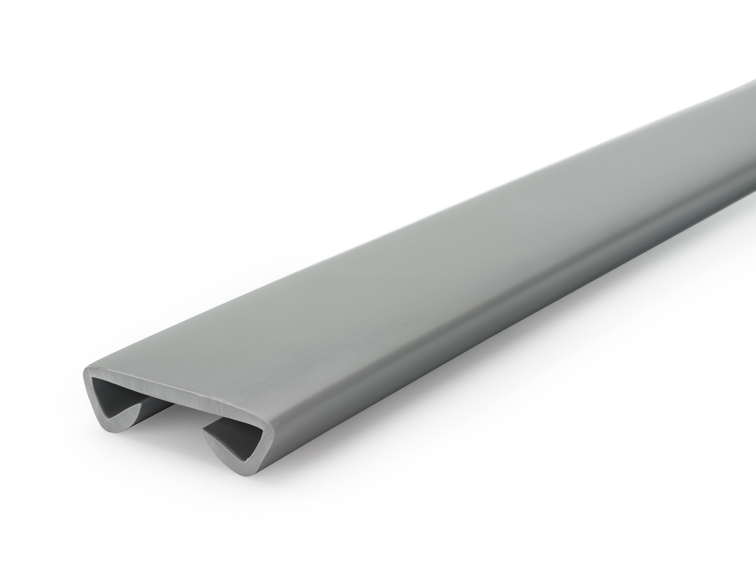 Poręcz PVC 40x8 mm STANDARD antypoślizgowa - 25 metrów, szary