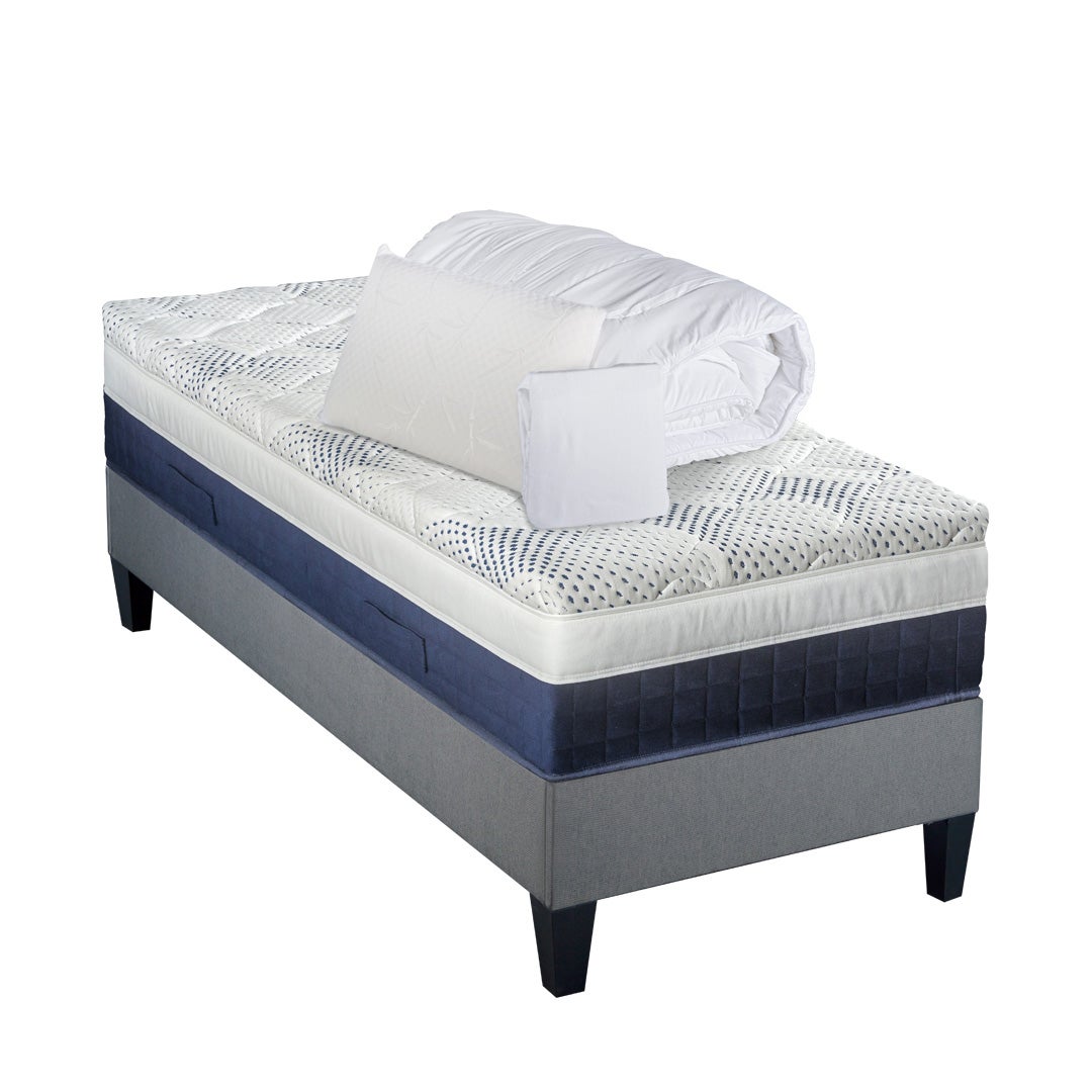 BELLECOUR LITERIE | Pack Prêt à Dormir CASTELLANE 90x190 Cm | Matelas ...