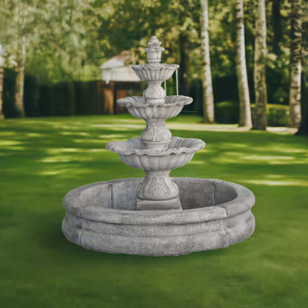 Fontaine Classique en béton-pierre Jaén 150x160cm. - 3