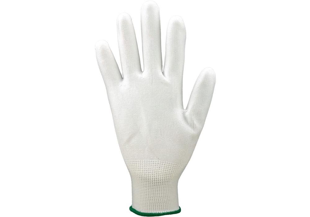 Gant taille 8 blanc EN 388 catégorie EPI II nylon avec polyuréthane ASATEX (Par 12) - 2