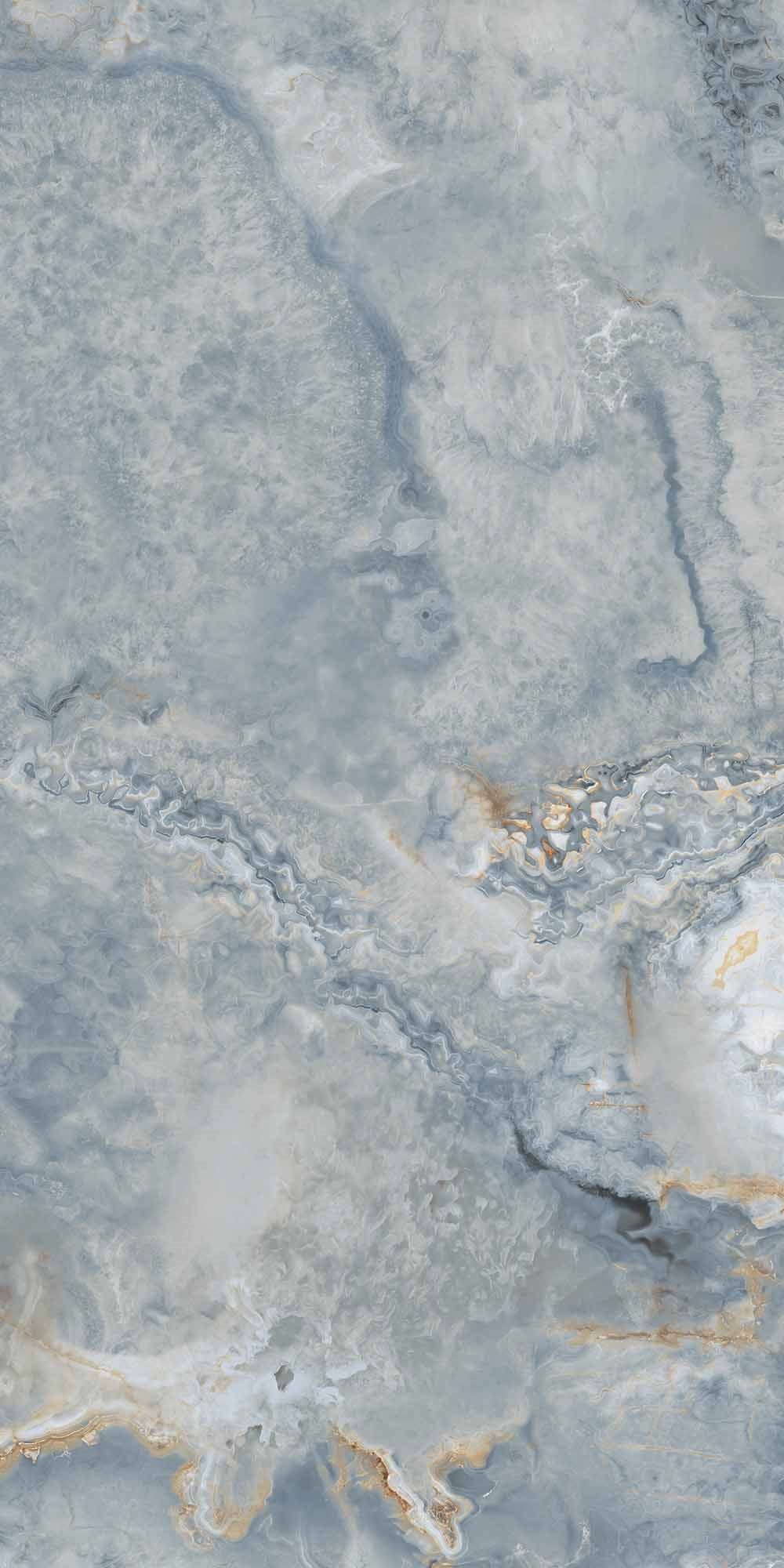 Carrelage sol / mur effet marbre bleu ONYX AGATE BLUE l.60 x L.120 cm Brillant LIMCARO - 3