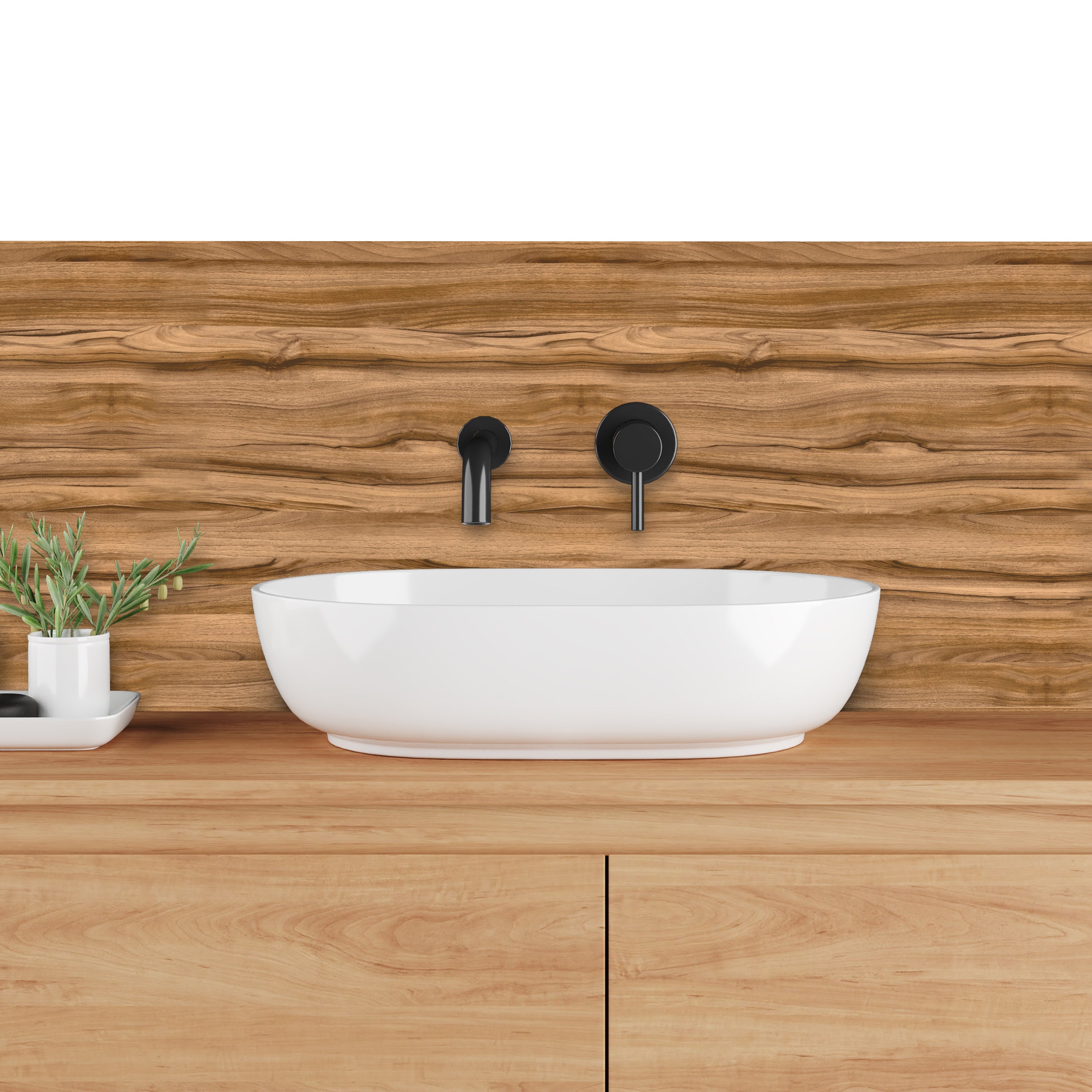 Crédences adhésive effet bois PVC 3mm 30x70cm - 3