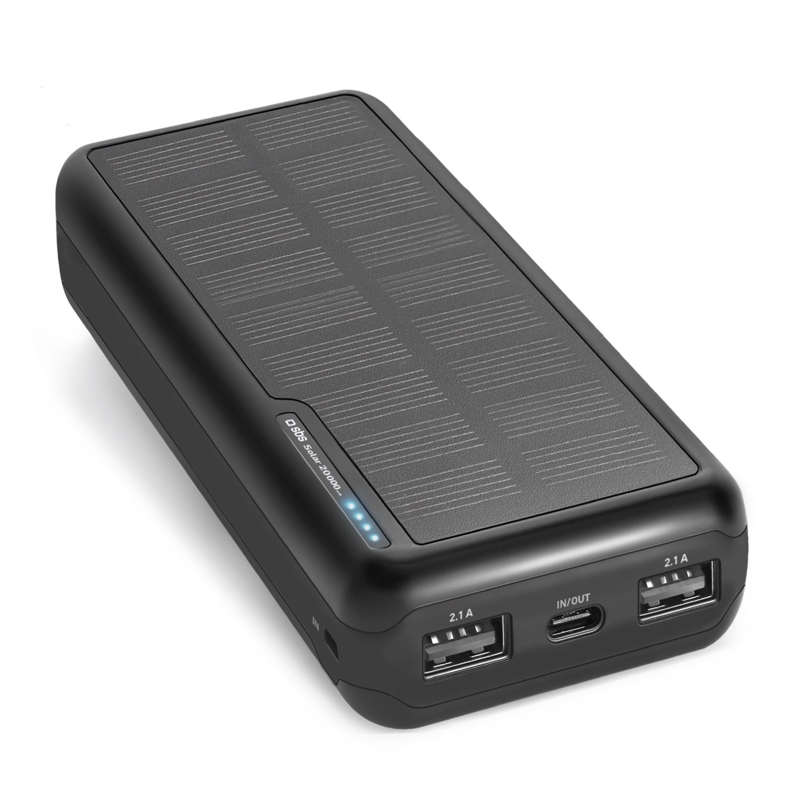Power Bank Solare 12000mAh DEALS | 4 Cavi Integrati E Torcia LED | Resistente Antiurto Per Esterni
