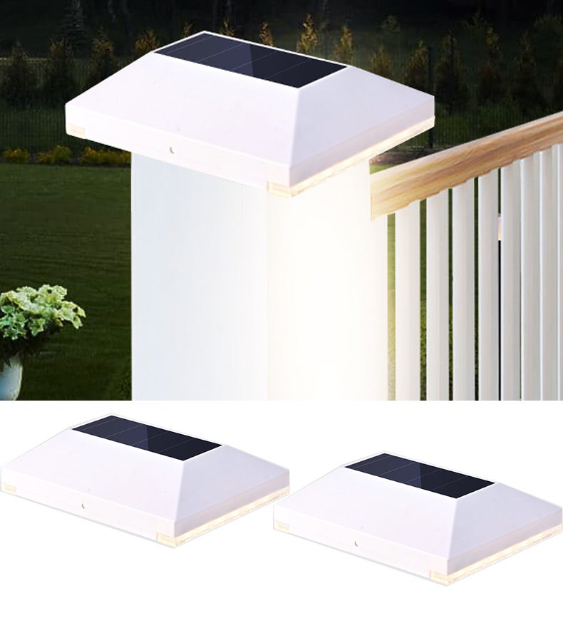 Litake Lot De 4 Lampes Solaires D'extérieur - 2 Modes - Avec Détecteur De Mouvement - IP65 - Étanche - Marche/arrêt Automatique - Pour Jardin, Patio, Pelouse, Chemin