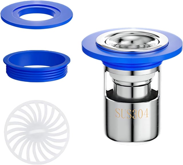 1 Pièces Anti Odeur pour Sol de Douche - Siphon de Sol - Clapet Anti-Retour pour Évier de Douche - Drain de Plancher - 32mm