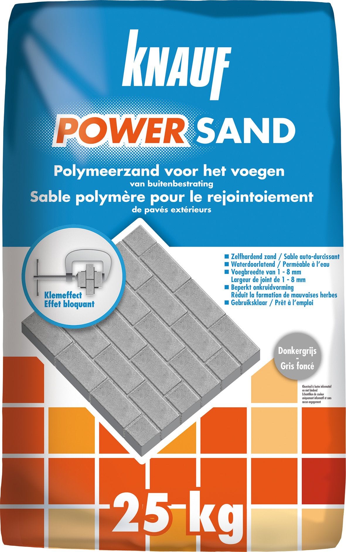 Sable polymère rejointoiement de pavés extérieurs - POWERSAND - Knauf ...