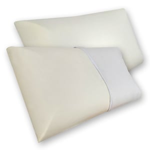 Set 2 Cuscini Memory Foam Cervicali Made In Italy - 70x40cm, Anallergici, Antiacaro, H11cm