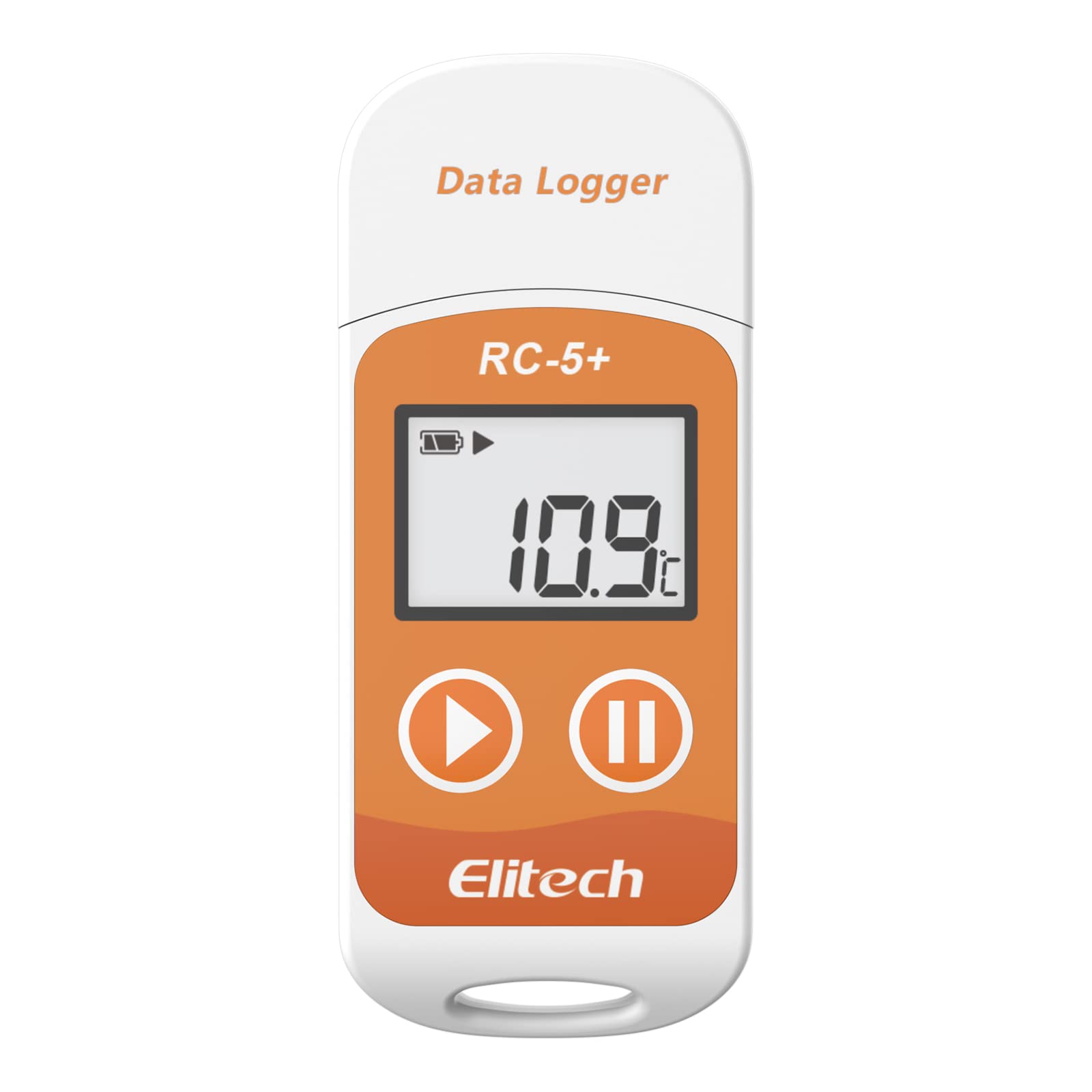 Rejestrator Temperatury USB RC-5 + Mini Rejestrator Danych 32000 Cyfrowy Termometr Raport PDF CSV Auto Alarm