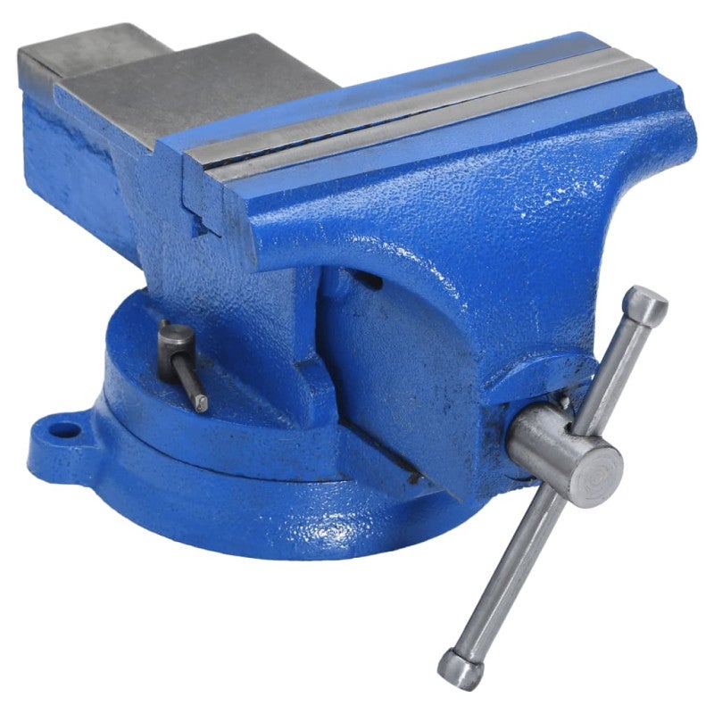Holzmann – Étau d'établi de serrage 100 mm en fonte – Ouverture 80 mm – Poids 5,5