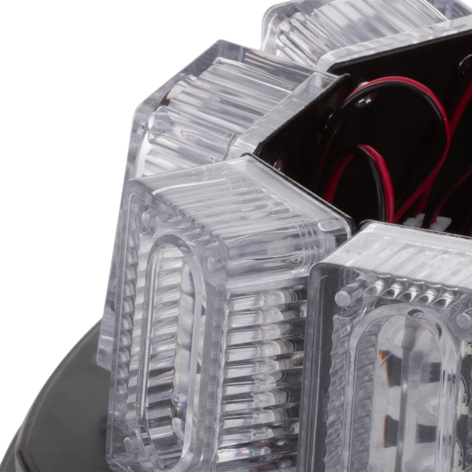 Luce LED rotante per accendisigari da auto colore rosso - 4