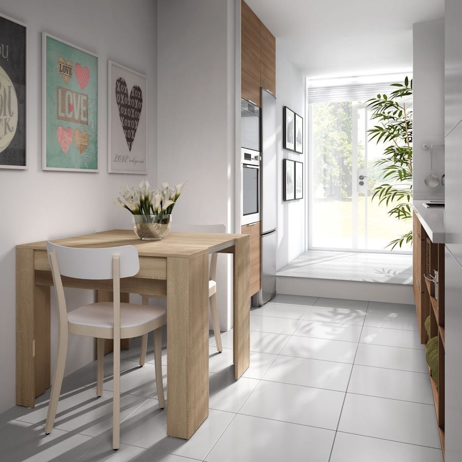 Table à manger LENA extensible L51/237cm - Bois - 3