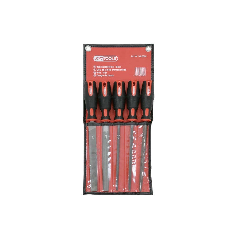Zestaw pilników warsztatowych KS TOOLS, 5 elementów (140.3000)