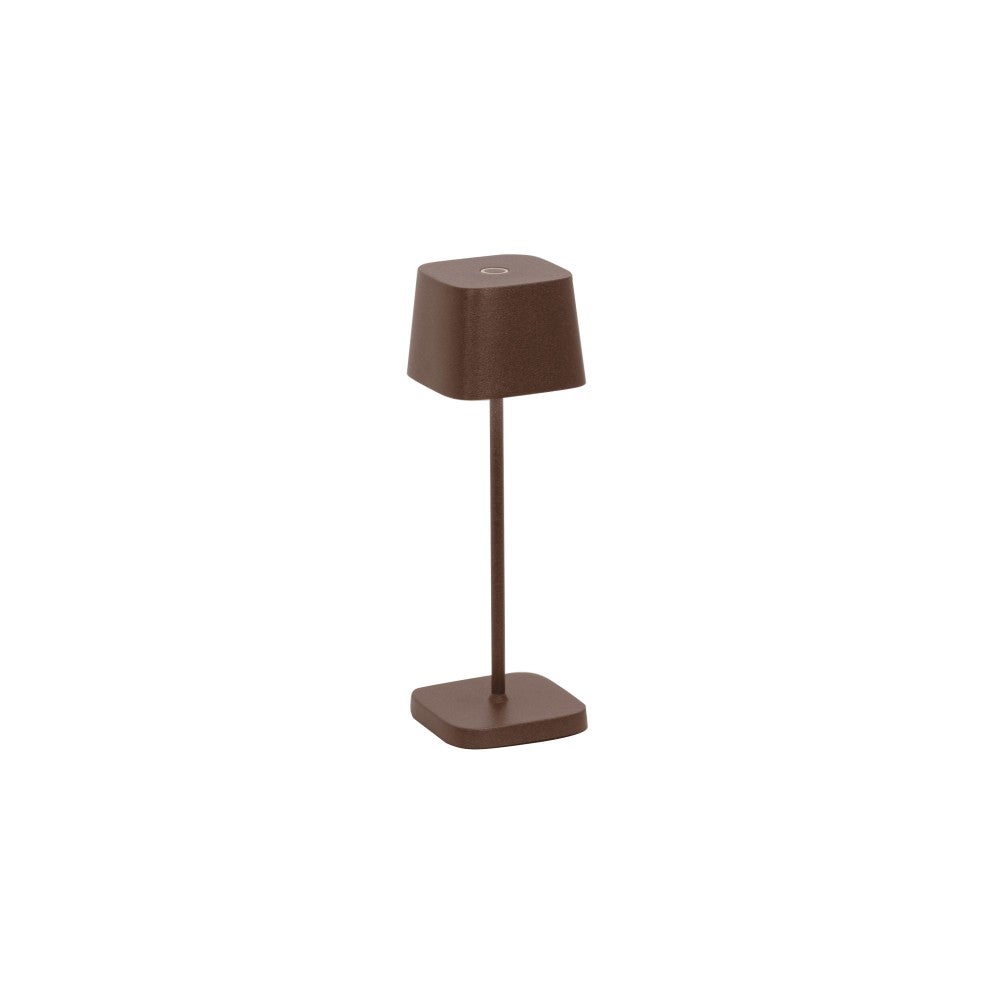 Zafferano OFELIA PRO MICRO Lámpara de mesa LED Corten recargable y ...