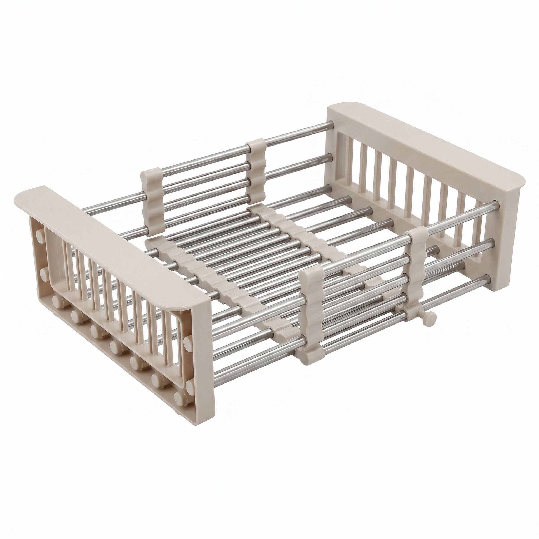 Rea Suport Telescopic Pentru Scurge Vaselor Pe Chiuvetă P14487b Beige