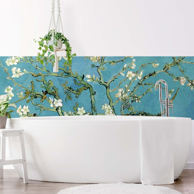 Paul Sinus Tableau Mural 120x60cm Vincent Van Gogh Branches D'Amandier En Fleurs - Impression Sur Toile