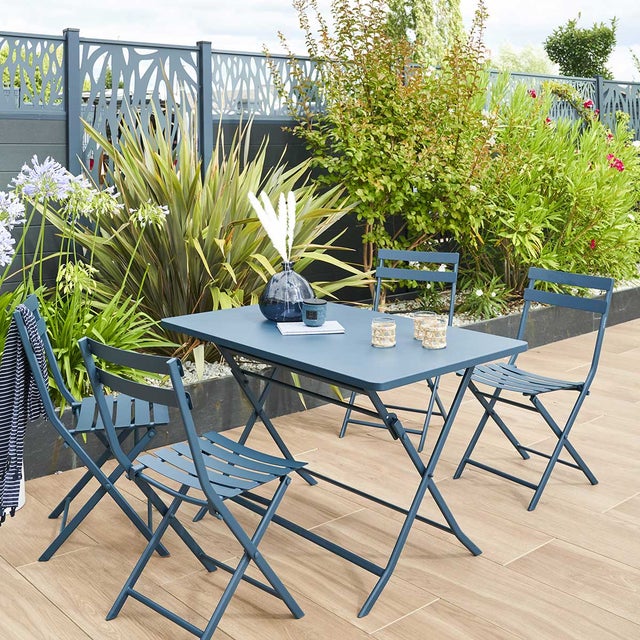 Hespéride - Tavolo da giardino rettangolare pieghevole a 4 posti 