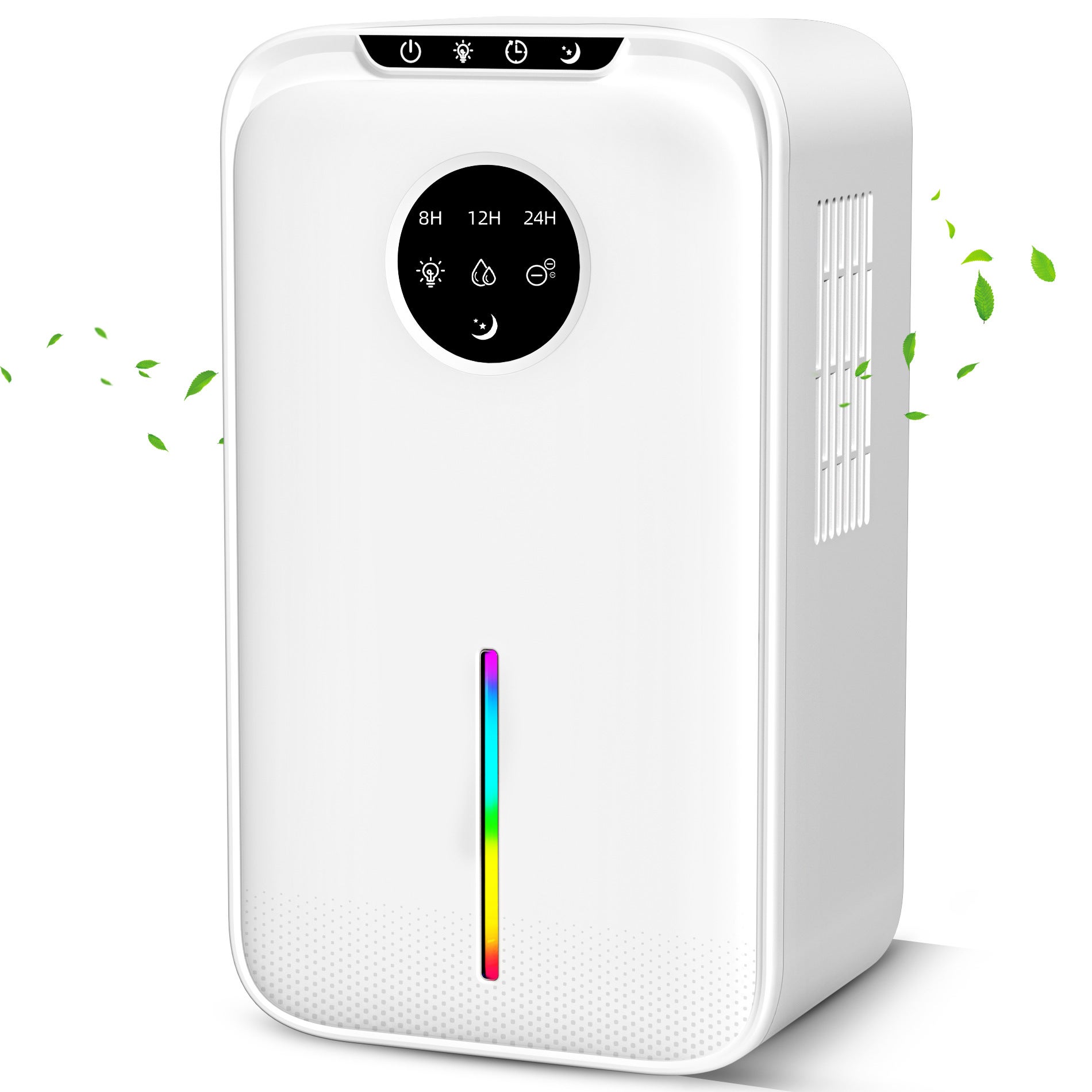Deumidificatore Elettrico 2.5L Silenzioso Per Casa: Addio Umidità E Muffa! Compatto E Portatile Per Camere, Bagni E Uffici