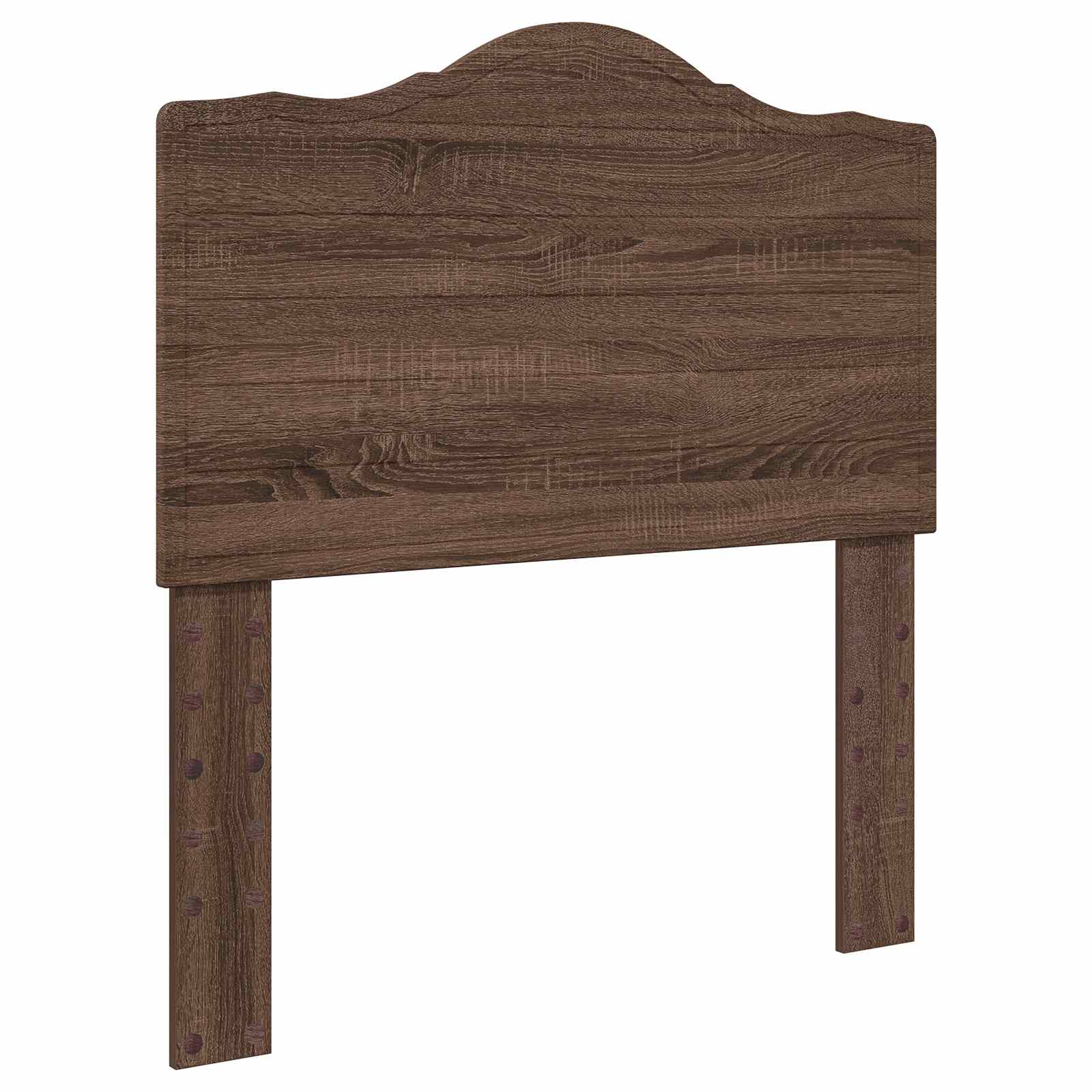 Cadre de lit avec tête de lit chêne brun 90 x 200 cm pin massif - 6