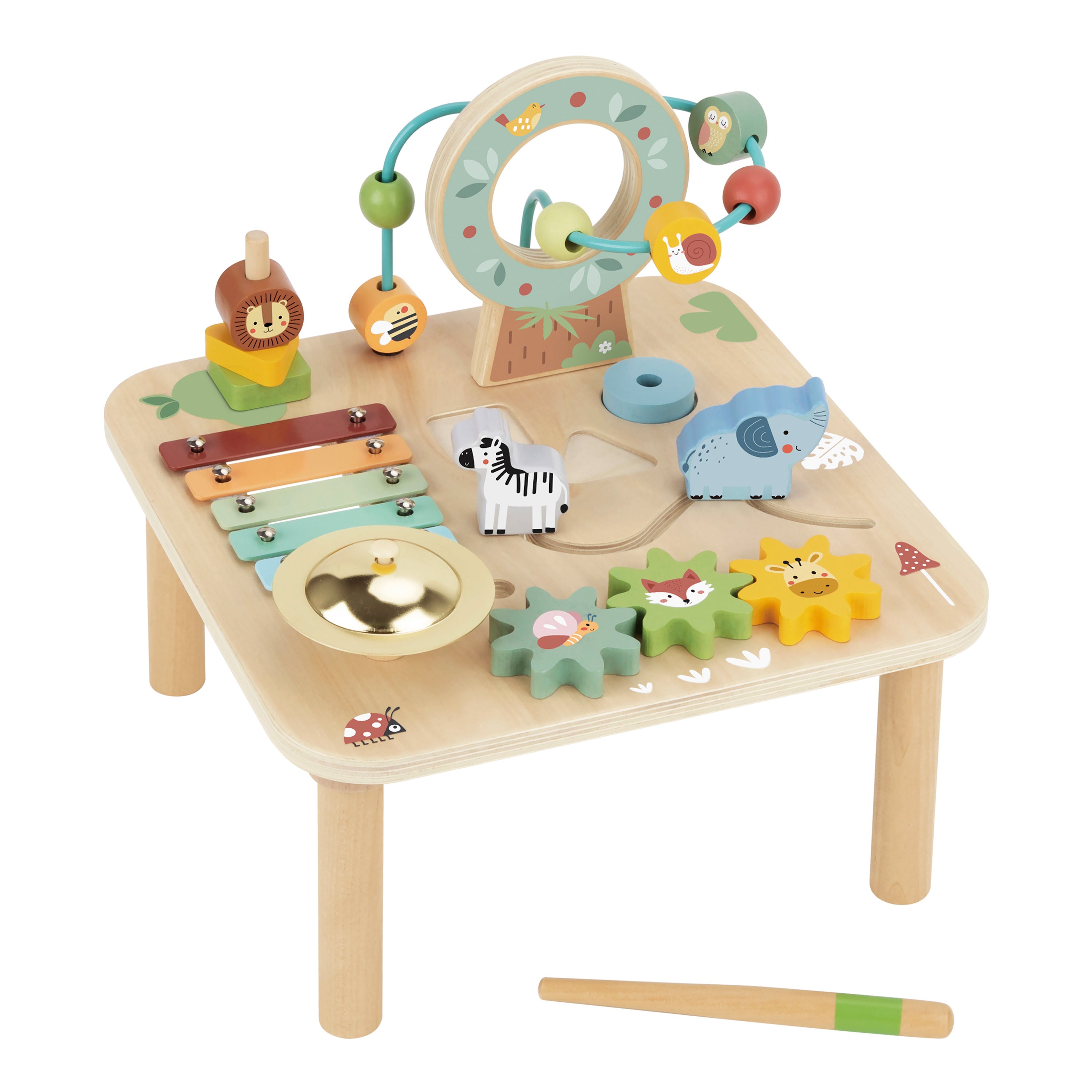 Tooky Toy Centre De Recyclage En Bois Multicolore - Jouet Éducatif Éco-Responsable Pour Enfants Dès 3 Ans