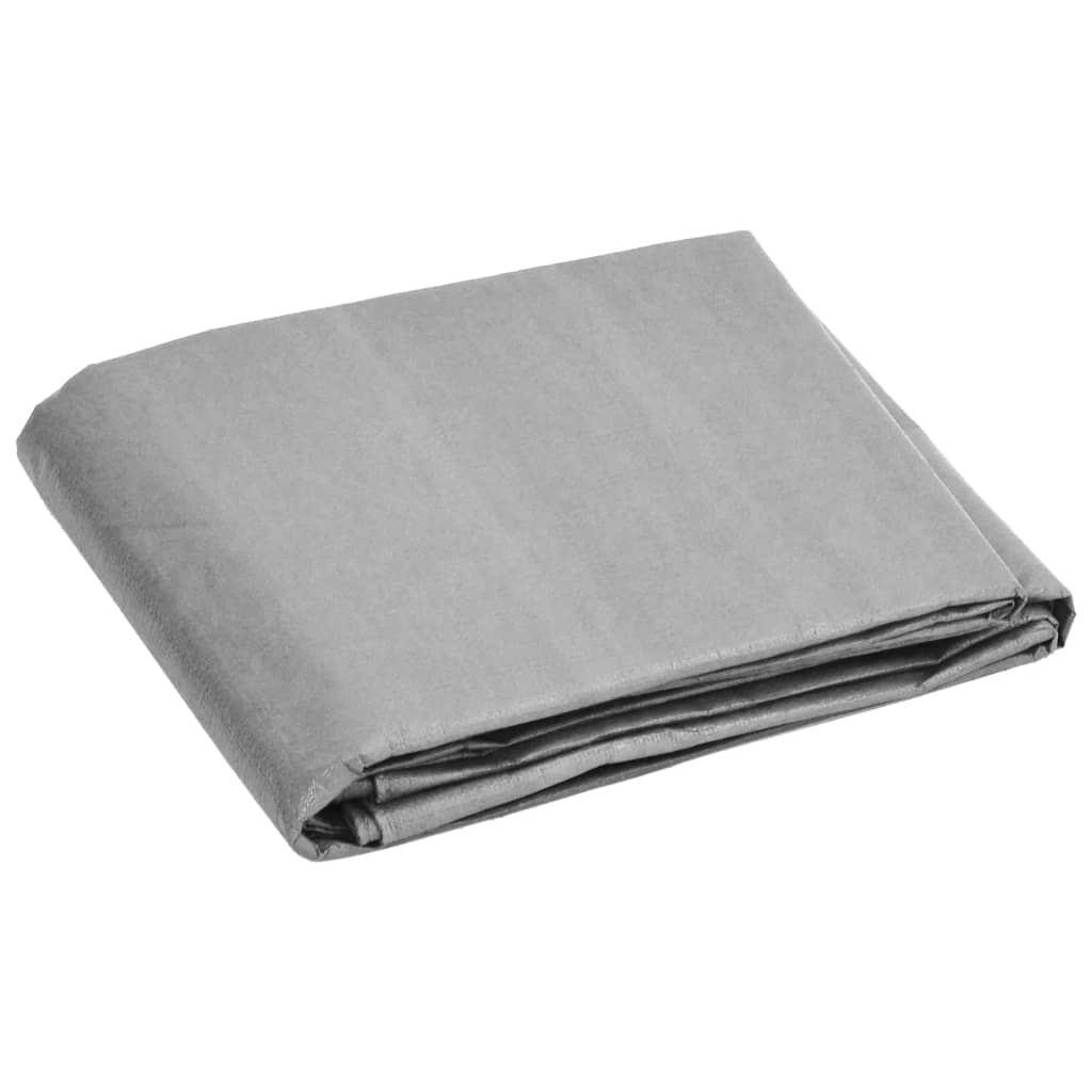 Lona protetora PEAD cinza 180 g/m2 6x6 m - COMFORTXL - 3